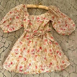 MinkPink mini dress floral